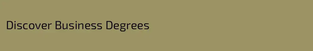 Discover Business Degrees